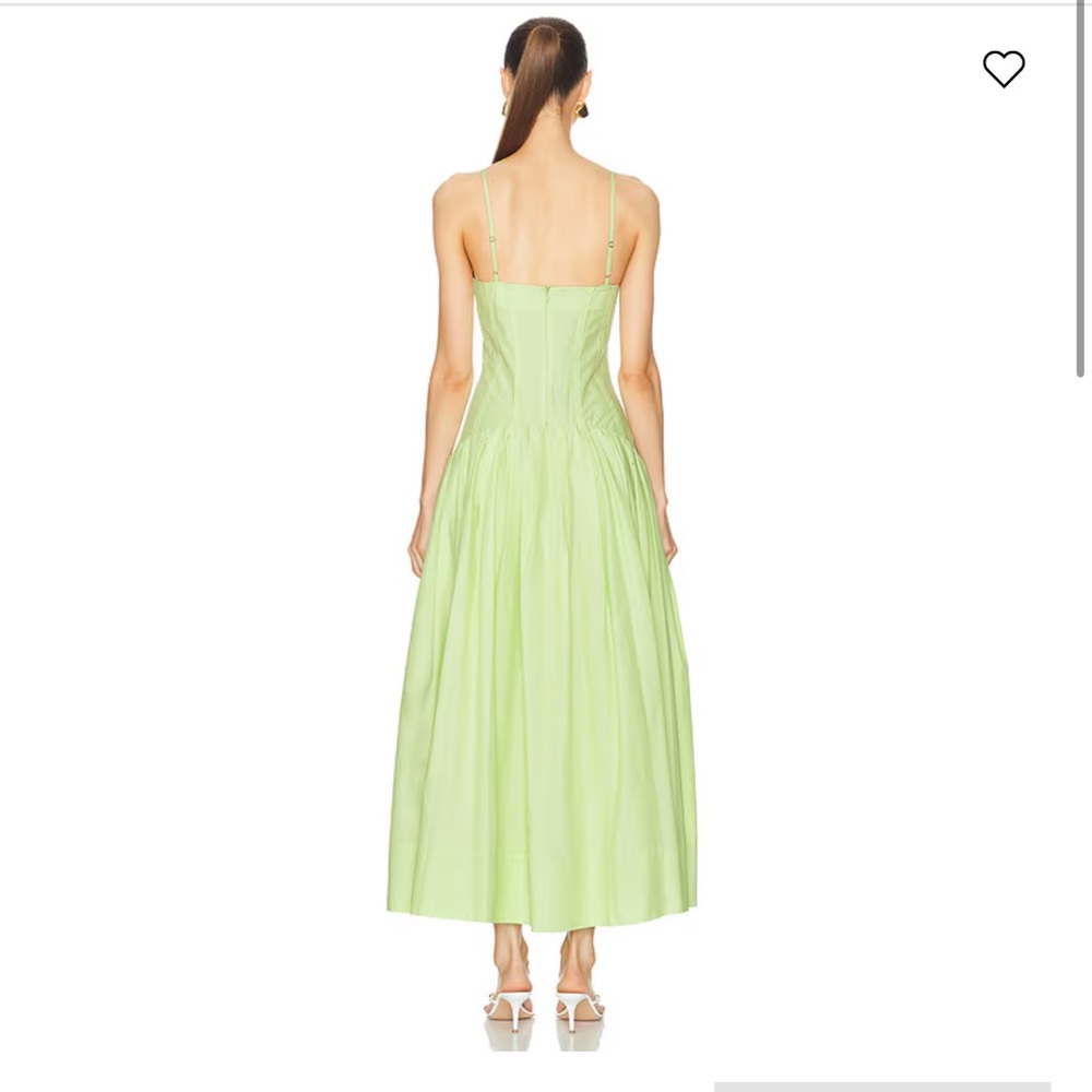 NICHOLAS Dolma Drop Waist Corset Midi Dress - Picture 3 of 4